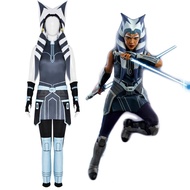 Star Wars Ahsoka Cos Clothes  Halloween Carnival  Tano Cosplay Costume Set
