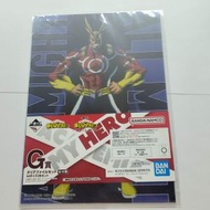 BANDAI - 一番賞 我的英雄學院 二人的傾慕 G賞 A4 File 文件夾 文件套 週邊文具No.5 All Might & 綠谷出久 [平行進口]