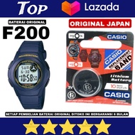 Casio F200 Baterai jam tangan casio F200 F-200 original bergaransi asli japan