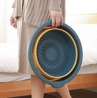 家用折疊泡腳桶足浴盆 按摩洗腳盆便攜折疊臉盆足浴桶