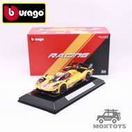 Bburago 1:43 499P Yellow 12 #83 Le Mans Diecast Racing Car