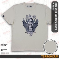 Plus Size TShirt Round Neck Cotton Design Robin Ruth 09 Color Cream code TSRR09CRM