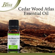 Bliss Aromatherapy Cedar Wood Atlas Pure Essential Oil (12ml / 100ml)