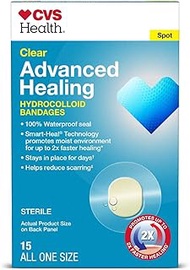 CVS Health Clear Advanced Healing Hydrocolloid Spot Bandages, 15 CT