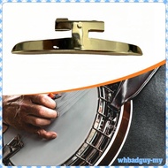 [WhbadguyMY] Single Leg Banjo Armrest, Mirror Finish with Mounting Bolt & Retainer Gold Protector, M