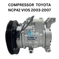 Compressor New Aircond Toyota Vios NCP42 2003-2007 4Pk