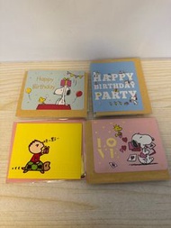 包平郵台灣製 snoopy 史努比 心意卡 萬用卡 生日卡 賀卡 卡片