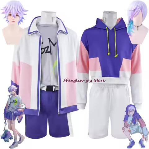 YouTuber VTuber Yatonokami Kanata Yatonokami Nayuta Paradox Live Cozmez Cosplay Costume Wig Anime Ra