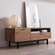 櫻桃傢俱 - 簡約現代電視櫃小戶型客廳北歐復古工業風電視櫃邊櫃地櫃120CM