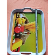Melamine tray/tray with handle for serving food KQ 20 - 44.8 x 32.7 x 4.8 cm Serving Tray