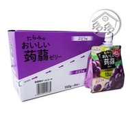 Tarami - (原盒) 蒟蒻啫喱 (提子味) - 企袋裝 150g x 6 【此日期前最佳： 2026/08/13】【新舊包裝隨機發貨】