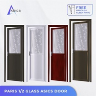 Asics Aluminium Door PARIS 1/2 Glass - Pintu kamar mandi / Stainless