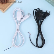 [bte] 1.8M Extension Cord With Dimmer EU Plug Control Switch Power Cable Cord EU Plug For Table Lamp