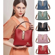 FB2 Kangaroo Bucket Bag、Messenger Shoulder Contrast Color Bucket Bag