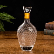 Red Glass Wine Bottle Bottle Cork Transparent Foreign Wine Bottle Wine Set Whiskey Wine Bottle Decan