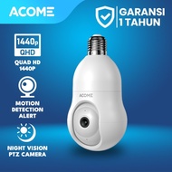 Acome APC8S Smart IP WiFi Camera CCTV 2.5K 1440P Camera Bulb E27
