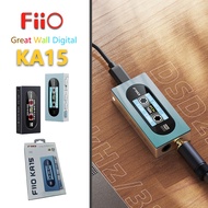 Free Shipping FIIO KA15 USB C Audio Adapter Type-C to 3.5mm 4.4mm HiFi DAC Amp