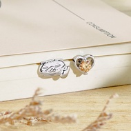 白爛貓蛇麼攏賀系列-點個讚晶鑽純銀耳環