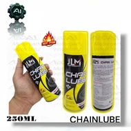 JLM HIGH PERFORMAMCE CHAIN LUBE 250ml JLM MINYAK RANTAI 415 428 520 525 530 ORING CHAIN