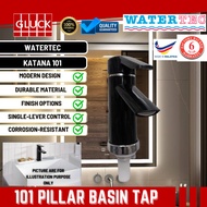 WATERTEC BLACK KATANA 101 WTC  PILLAR BASIN TAP