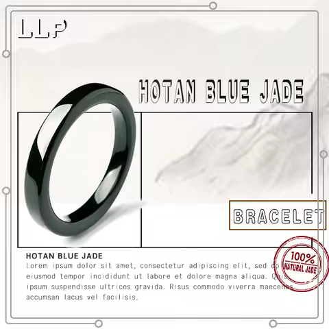 Natural 100% Real Hetian Jade Square Bracelet Blessing Peace Green Jade Men's And Women's Holiday Gi