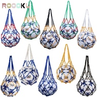 ROOOKU 1Pcs Nylon  Bag Ball  Bag Durable Weaving Ball Pocket