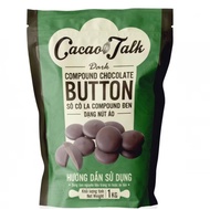 Cacao Talk Brand Black Button Chocolate 100 Gram