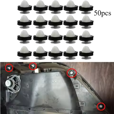 50PCS Car Auto Bumper Fastener Retainer Push Door Panel Clips 6991Y8 9341PF For Citroen C2 C8 C3 C4