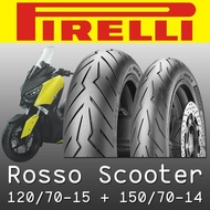 Pirelli Diablo Rosso Scooter ตรงรุ่น Yamaha XMAX 300 [ยางหน้า 120/70-15] [ยางหลัง 150/70-14]