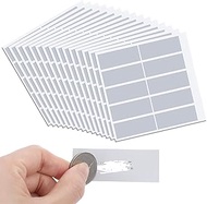 Classicseali 300pcs Scratch Off Stickers Rectangle, 6.5 X 2.5CM/2.56 X 1 in Scratch Stickers, Self A