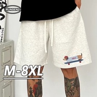 Korean Cartoon Korean Cartoon Straight Leg Shorts Men Summer Loose Casual Plus Size Shorts