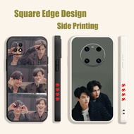 Brightwin Couple shirt cool DX010 For OPPO Reno6 Reno 7 7z 5K A11X A16E A16K A94 Phone Case Square E
