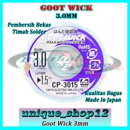 Goot Wick 3mm Desoldering Braid Gootwick Solder Tin Cleaner Remover 3.0 mm
