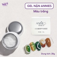 Gel nặn Annies chính hãng (20g) - Gel nặn tạo hình không dính màu trong suốt gel nặn nail màu trắng