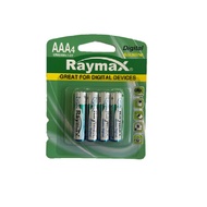 RAYMAX ถ่านอัลคาไลน์ AAA รุ่น LR03/4B แพ็ค 4 ก้อน
