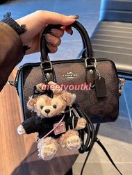 coach蔻馳迷你枕頭包波士頓女包ronwan18mini