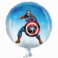 CAPTAIN AMERICA FOIL BALLOONS/ CAPTAIN AMERICA FOIL BALLOONS ROUND CAPTAIN AMERICA BALLOONS AMERICAN