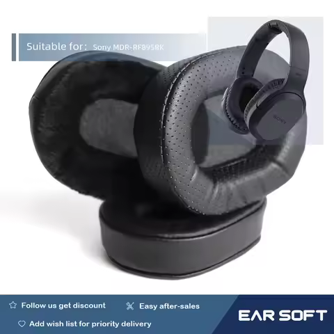 Earsoft Replacement Ear Pads Cushions for Sony MDR-RF895RK Headphones Earphones Earmuff Case Sleeve