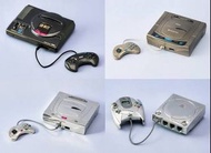 SQUARE ENIX - SEGA 世嘉主機系列 BRIGHT ARTS GALLERY 共4款 金屬主機擺設 (Genesis, Saturn, Dreamcast) MD SS DC