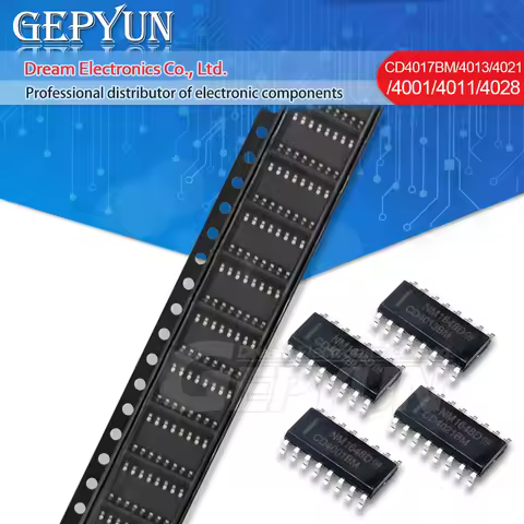 10PCS CD4017BM SOP16 CD4017 SOP HEF4017BT CD4001BM CD4011BM CD4013BM CD4021BM CD4028BM CD4046BM CD40