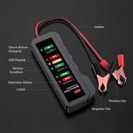 Car 12V Car Battery Tester Accurate Alternator Penguji Bateri Kereta Motorcycle 12V Battery Analyzer