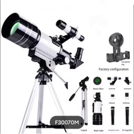 300mm 70mm Professional Astronomical Telescope Monocular Outdoor Travel Spotting Scope with Tripod f