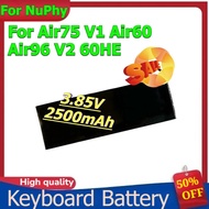 Low Axis Mechanical Keyboard Lithium Battery For NuPhy Air75 V1 Air60 Air96 V2 60HE 3339115 Digital 