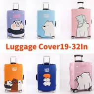 We Bare Bears Luggage Protector Thick Elastic Luggage Cover Suitcase Cover