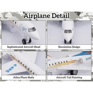 Plane Toy Single Airlines Die-Cast G650 Model Airplane Alloy Metal Aircraft Toys Pull Back Business 