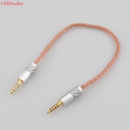 16 Core 99% 7N OCC Earphone Cable 4.4mm Balanced Male to 4.4mm Balanced Male Audio Adapter