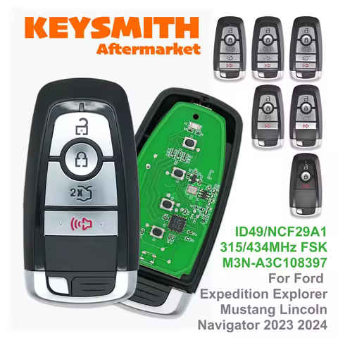 KEYSMITH Remote Key ID49/NCF29A1 315/434MHz FSK M3N-A3C108397 For Ford Expedition Explorer Mustang L