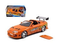 รถโมเดล Brian's Toyota Supra ภาพยนตร์ Fast&Furious เปิดประทุน ประตู กระโปรงหน้าหลังได้ - Jada 97168