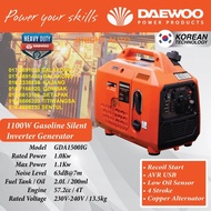 DAEWOO GDA1500IG Gasoline Silent Inverter Generator 1100W 1kW 57.2CC