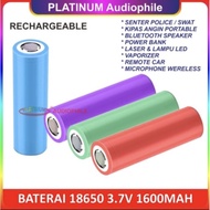 DISKON Baterai 3.7v 18650 Rechargeable Batre Baterai Cas 18650